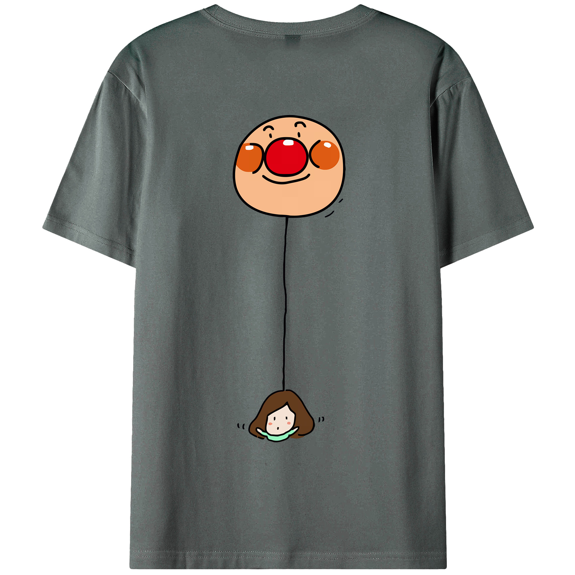 （画像用） アンパンマン Anpanman 綿100％ メンズ半袖Tシャツ（バックプリント） 通気性